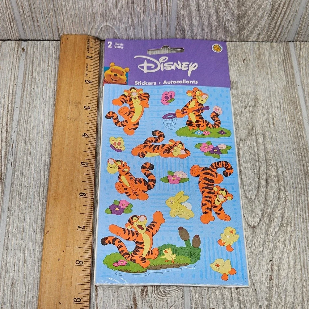 Vintage Sandylion Disney Tigger Stickers 2 Sheets Winnie the Pooh PDTG1 New